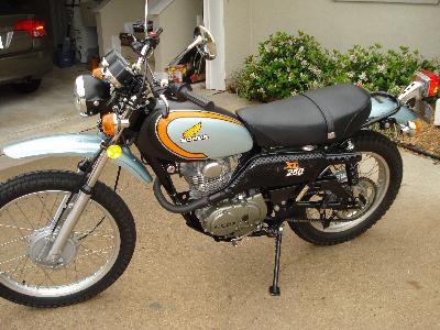 74 Honda XL 250
