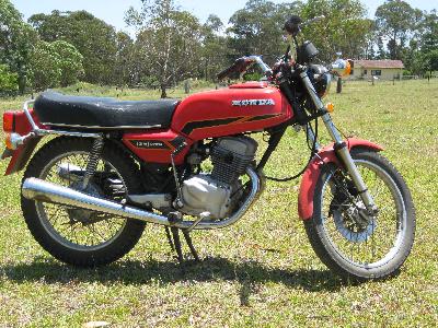 77 Honda CB 125 T