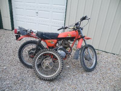 Photo of the actual 77 Honda CT 125 for sale. Image credit: .