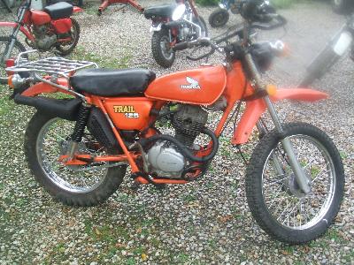 Photo of the actual 77 Honda CT 125 for sale. Image credit: .
